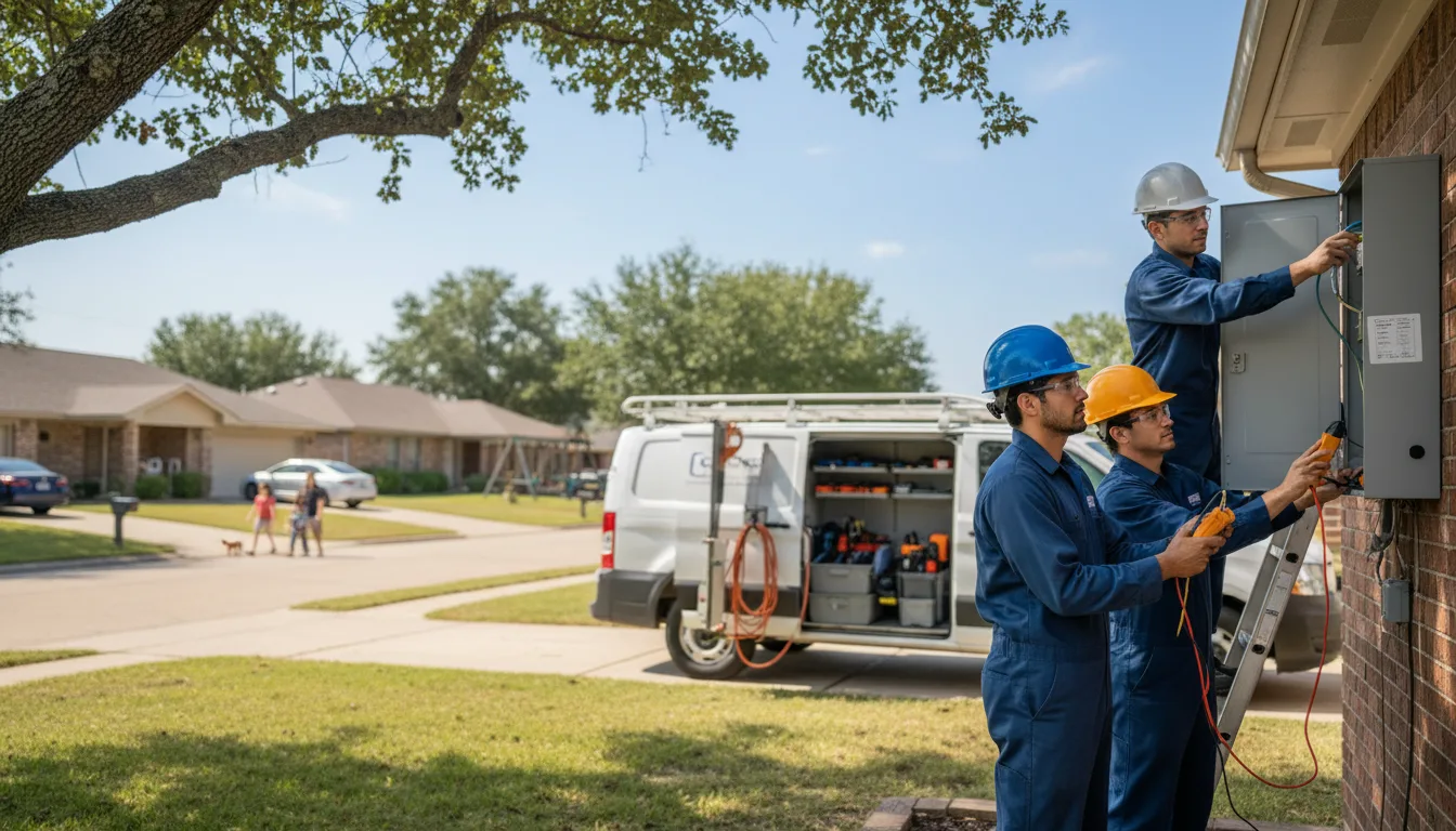 Certified electrician providing emergency electrical services in Cummings, KS